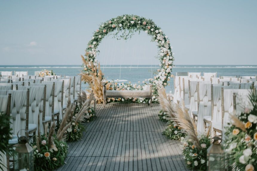 photo-of-floral-arch-during-daytime